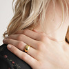 Fashionable ring stainless steel, European style, simple and elegant design, on index finger