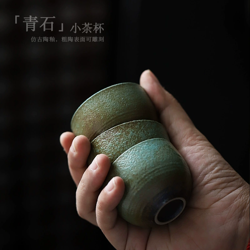 Ceramic tea set, retro tea cup for home use, wholesale