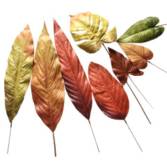 Cracked Fabric Leaf, Mori Style, Retro Autumn Leaves, Turtleback Leaf, Artificial Flower Manufacturer, Home Decor, Wedding and Celebration Fake Flowers