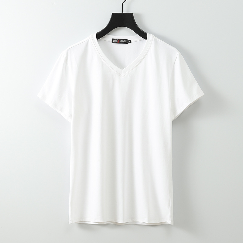 Men's Short-sleeved T-shirt Summer Fashion Korean Men's Large Size T-shirt Cotton Half-sleeved Top T-shirt T-shirt