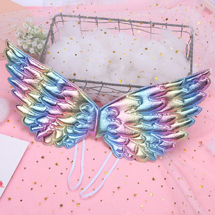 New Children's Makeup Costume Performance Props Butterfly Wings Strap Party Performance Accessories Factory Outlet