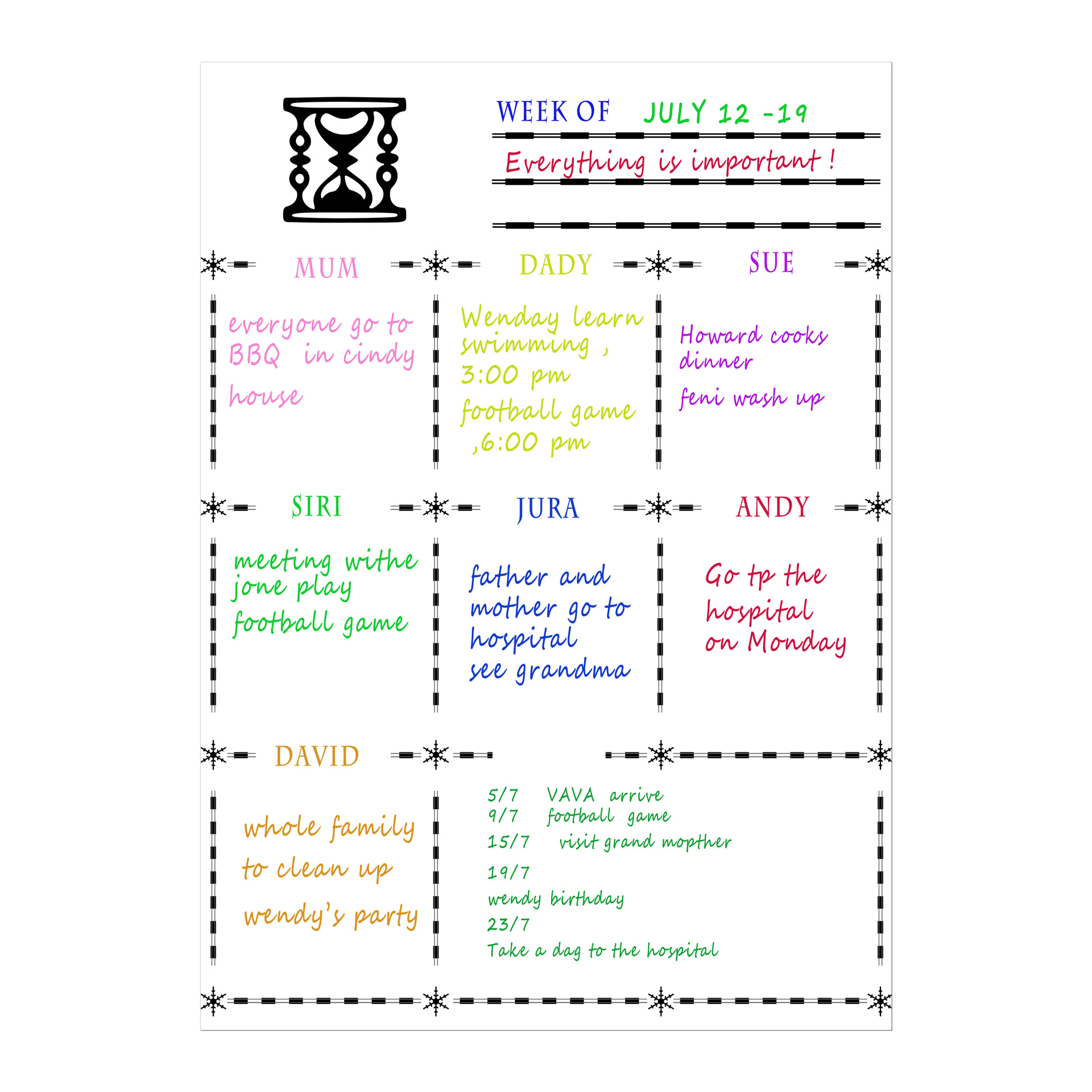 A3 magnetic whiteboard weekly schedule refrigerator whiteboard Pet magnetic soft whiteboard dry wipe board