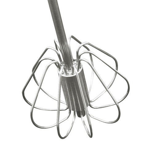 Wholesale stainless steel semi-automatic egg beater 10 inches 12 inches 14 inches manual push-type egg beater cream stirrer