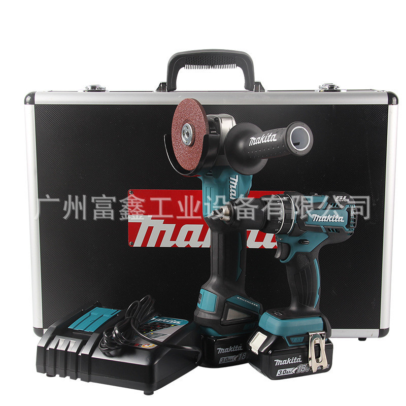 日本makita牧田工业级4寸充电角向磨机DGA414RTJ