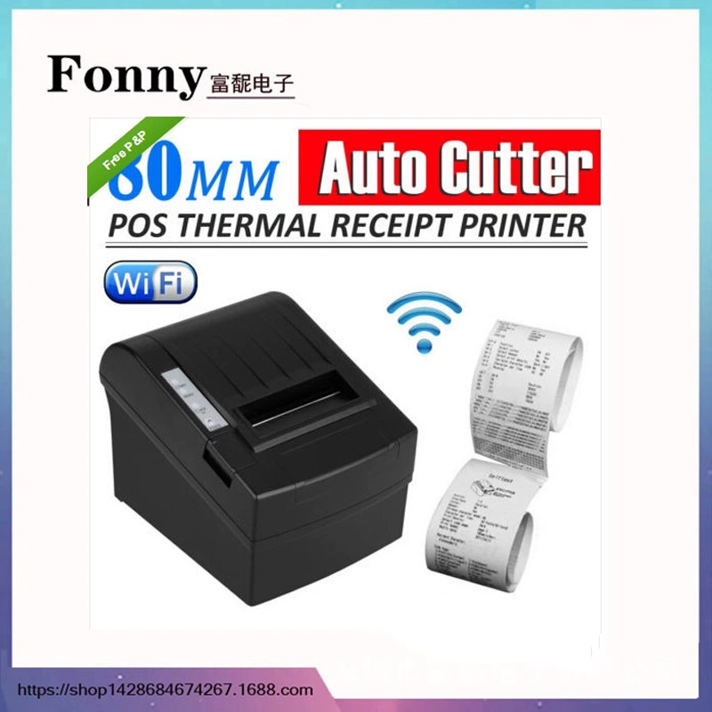 Фабрика прямых продаж 80mm беспроводной wifi/кухонный принтер/термальный маленький счет/сетчатый порт с ножом для Android