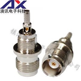 供应 全铜 TNC连接器 TNC-C-KY1.5 两边牙 母头开窗式接RG316电缆