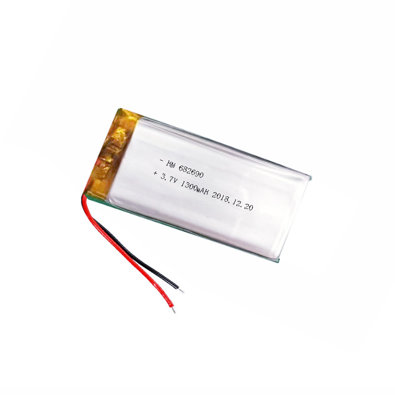 682690聚合物锂电池3.7V1300mah美甲灯智能翻译机保健器材锂电池