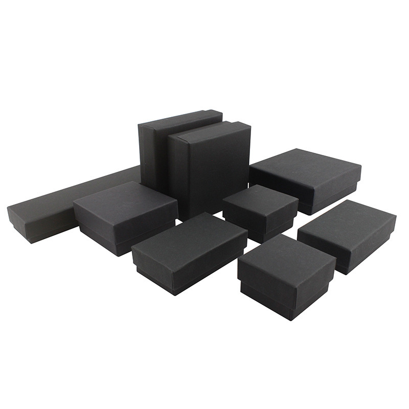 Factory direct cover Kraft paper packaging box earrings necklace ring bracelet box jewelry box wholesale spot Factory direct cover Kraft paper packaging box earrings necklace ring bracelet box jewelry box wholesale spot
