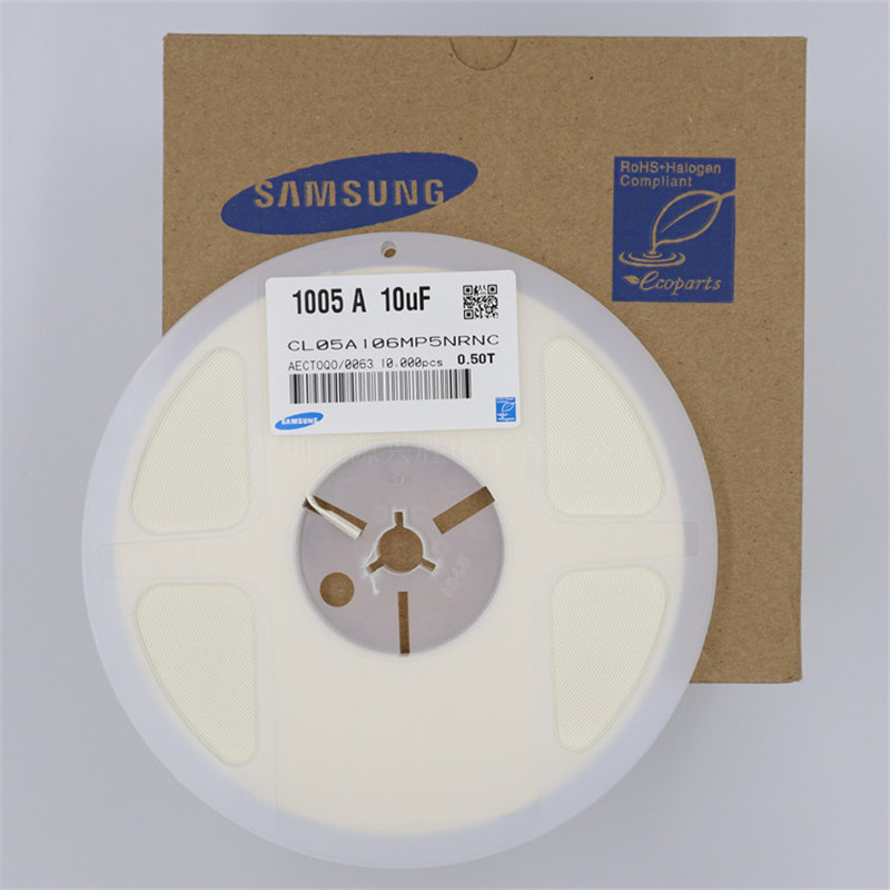 三星陶瓷 贴片电容 CL05A106MP5NUNC 0402 10UF 10V  X5R 20%