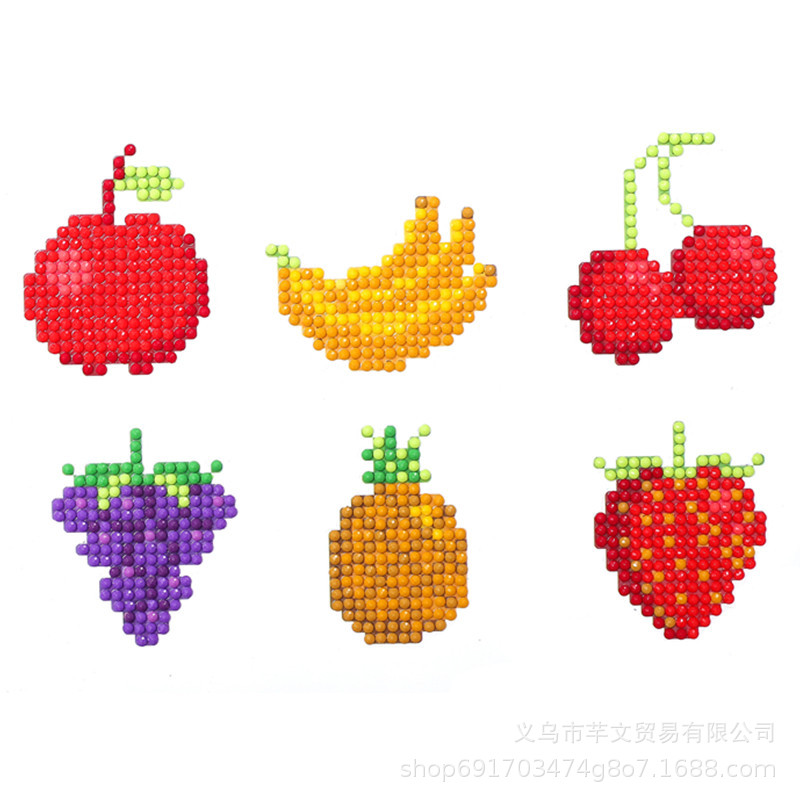 2024 nuevo estilo 5d princesa de dibujos animados pegatinas gratis pintura de diamantes artesanía para niños pegatinas decorativas de bricolaje pegatinas de refrigerador