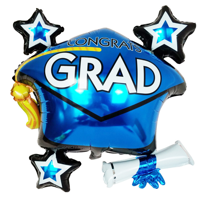 Decoración de Globos para la Temporada de Graduación, Suministros de Película de Aluminio, Decoración para Lugares de Celebración, Serie de Decoración para Celebraciones al por Mayor