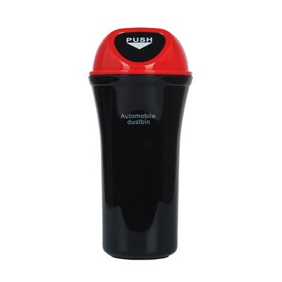 Car mini trash can Car storage bag/box - red