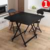Folding dining table Furnishing small table Small apartment table square simple table portable simple simple stall table