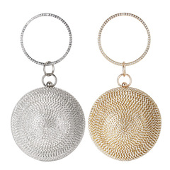 2023跨境新款晚宴包禮服晚裝包女包歐美女士手提包鑲鑽宴會手拿包