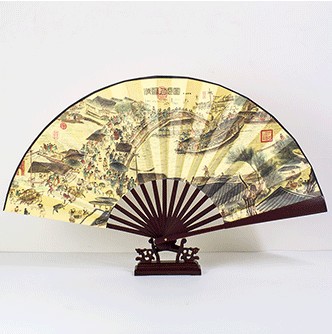 청명절 강을 향한 지도