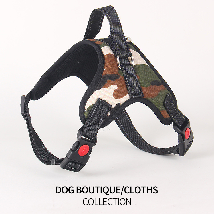 Suministros para mascotas para perros medianos y grandes, arnés en forma de hueso de tela Oxford a prueba de explosiones, correa para perros al por mayor, diseño retráctil.