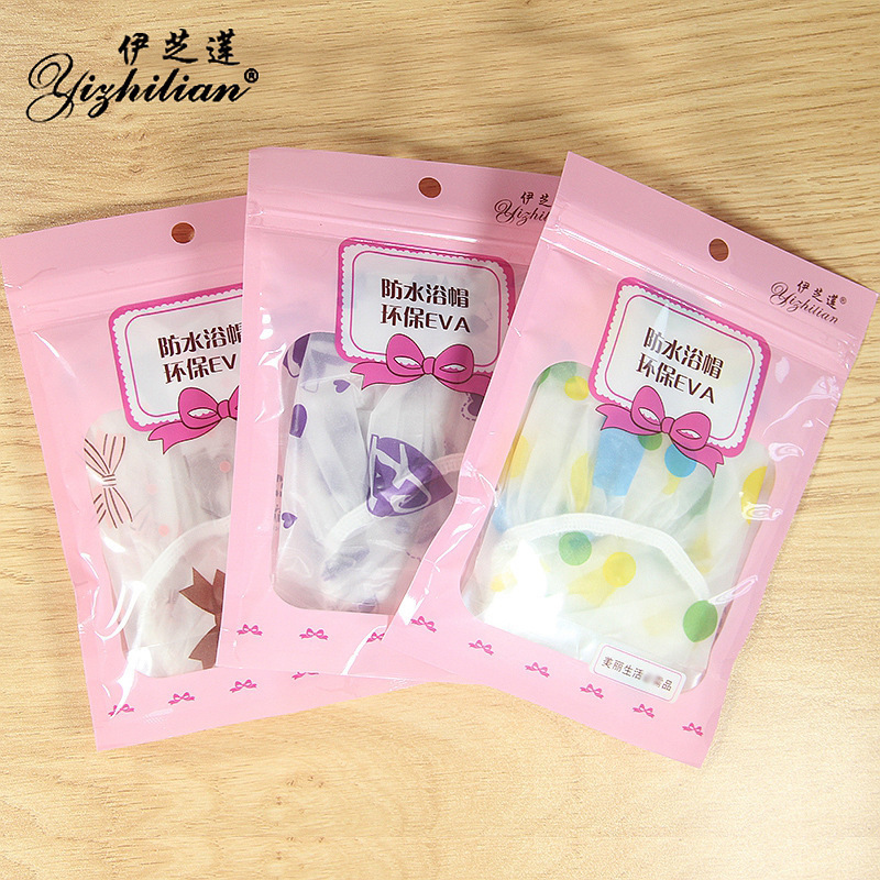Shower cap waterproof adult female shower cap household environmental protection EVA hair cover ladies bath head cover wholesale Shower cap waterproof adult female shower cap household environmental protection EVA hair cover ladies bath head cover wholesale
