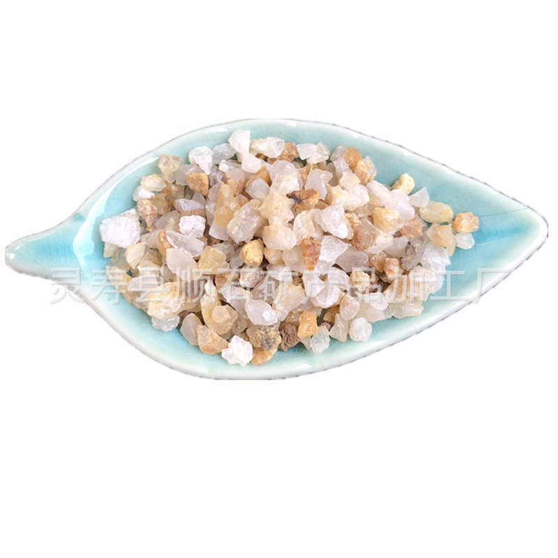 厂家供应水族造景用化妆砂 鱼缸底砂 铺面装饰用 黄金沙 量大价优