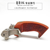 Street slingshot stainless steel from natural wood with flat rubber bands rosewood, wholesale