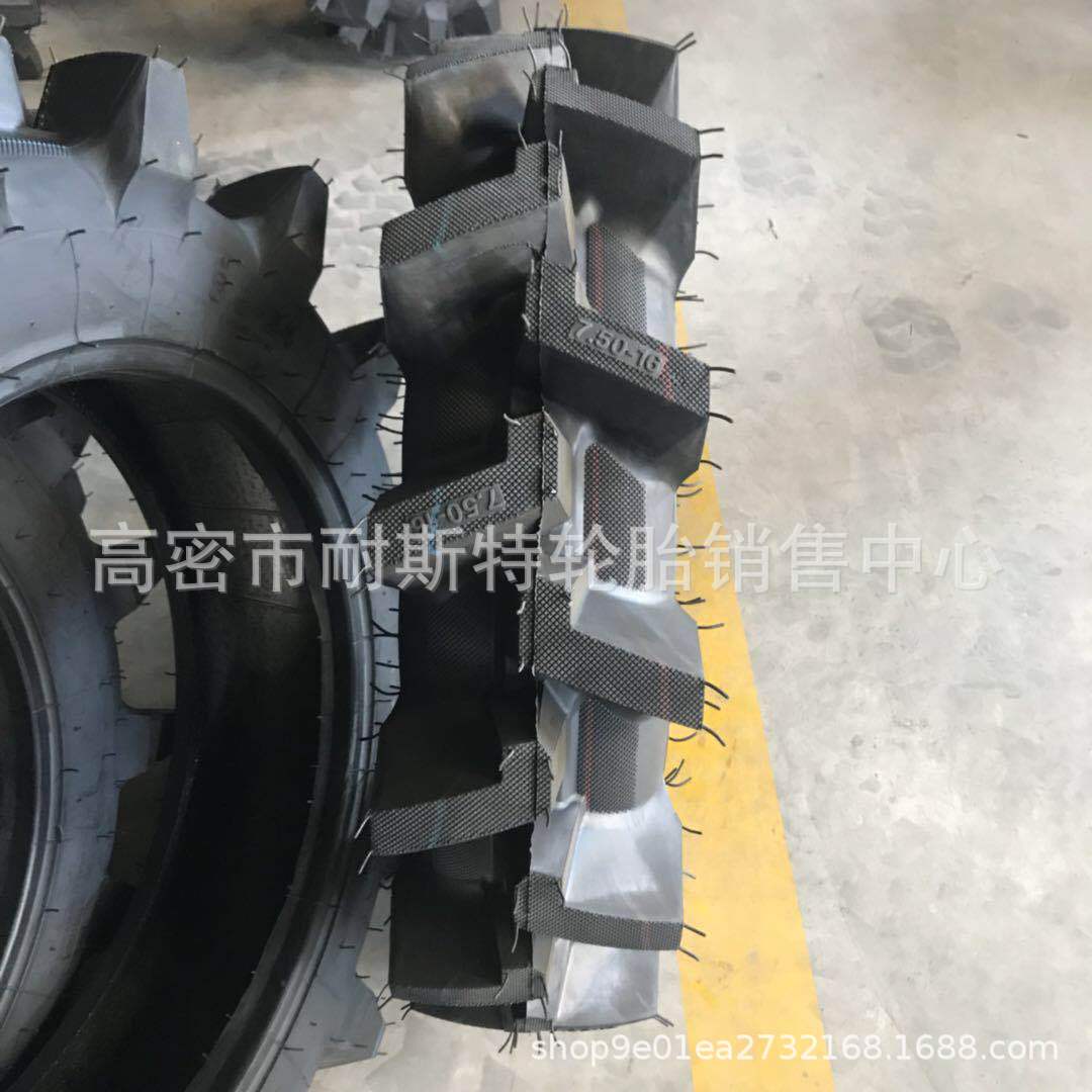 750-16 水田高花 拖拉机轮胎 防陷轮胎