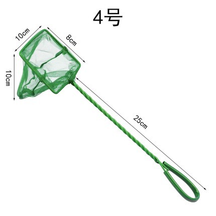 Accesorios de acuario directo de fábrica tanque de peces red de pesca de peces redondo cuadrado pesca de peces acuario red de pesca verde