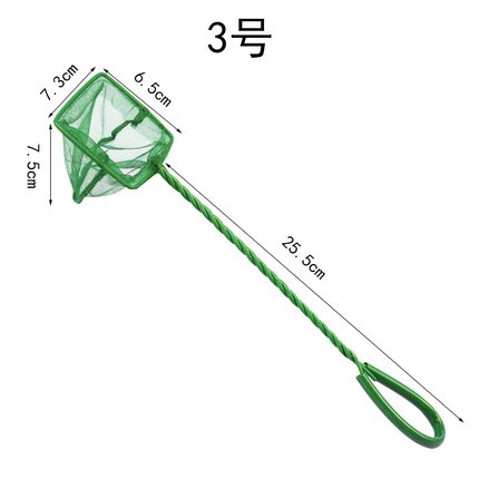 Accesorios de acuario directo de fábrica tanque de peces red de pesca de peces redondo cuadrado pesca de peces acuario red de pesca verde