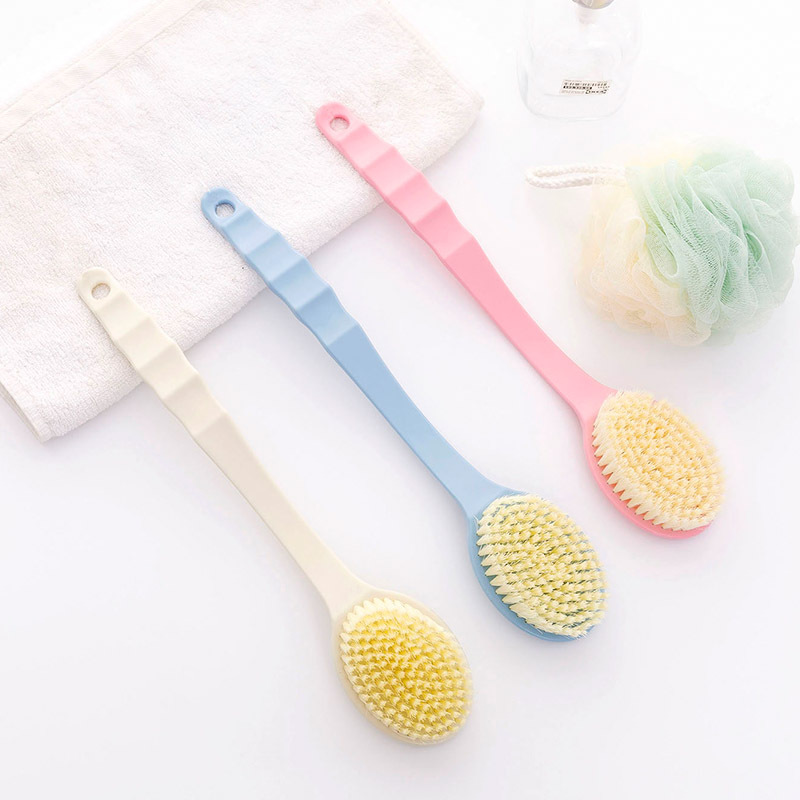H521 mango largo cepillo de baño de pelo suave cepillo de espalda de barro cepillo de espalda de baño cepillo de baño Baño de baño cepillo de baño
