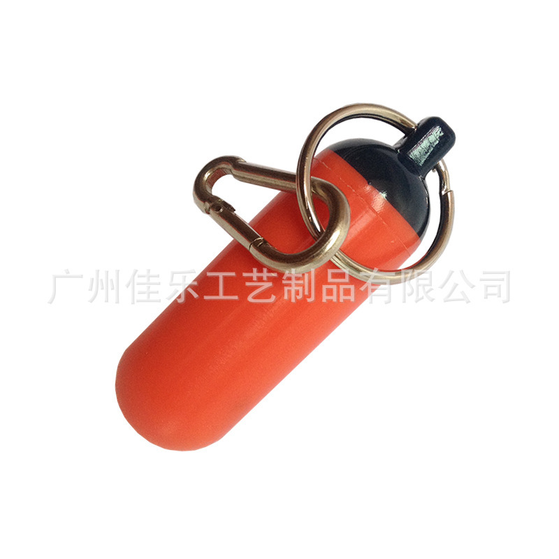 Pu Cylindrical Buoy Keychain Round Buoy Foam Floating Key Ring Irregular Shape Beach Floating Key Chain