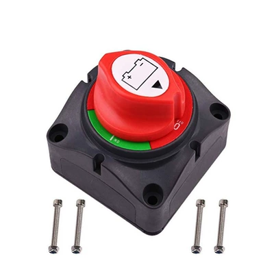 Yacht Rv Second Gear 12-24V Current Anti-Leakage Protection Battery Knob Power-Off Switch Car Modification Accessories (Power supply, ignition system accessories)