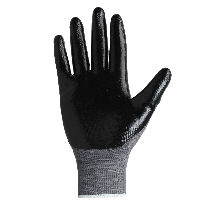 Rockwell Nl1003 Nitrile Rubber Oil-Resistant and Wear-Resistant Rubber-Coated Labor Protection Gloves
