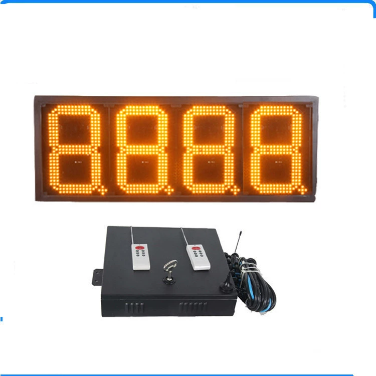 [14 дюймов желтый LED экран цены заправочная станция LED дисплей модуль]