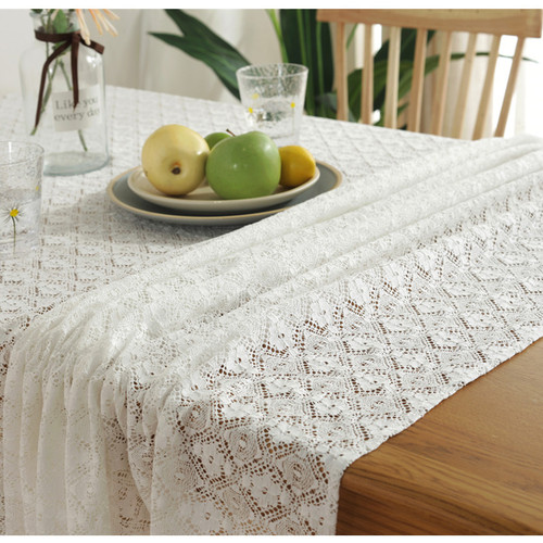Lexuanxiu French countryside Nordic pastoral nostalgic retro restaurant cafe cotton lace tablecloth tablecloth cover