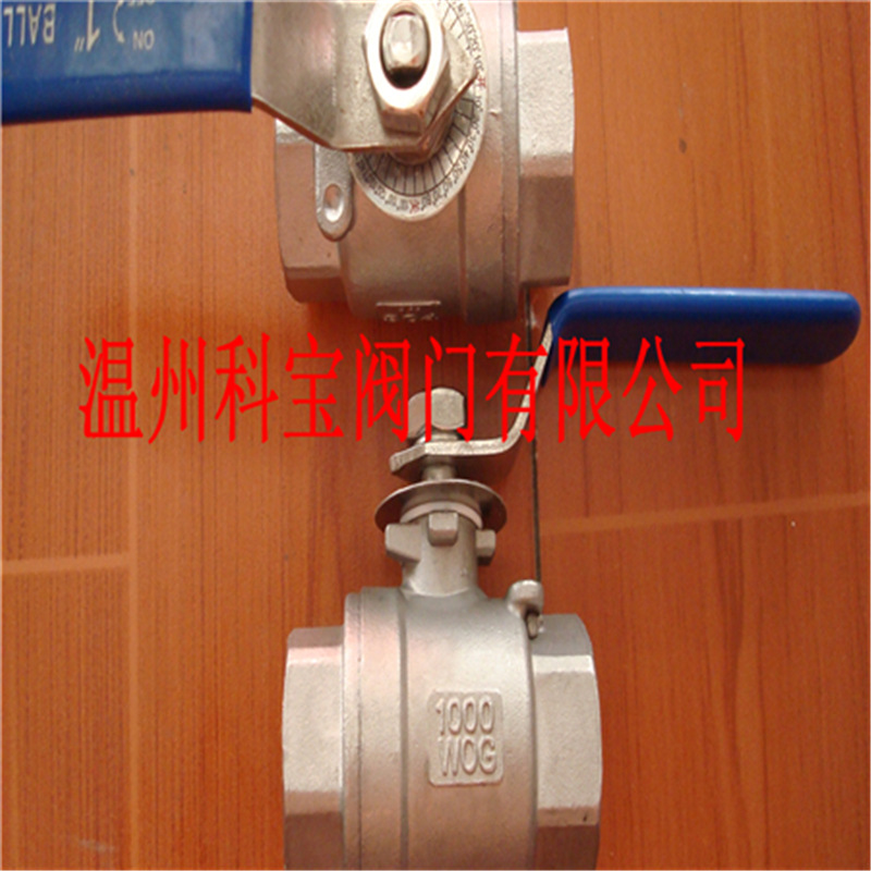 带刻度1/2寸 CF8/304 不锈钢内螺纹刻度盘球阀