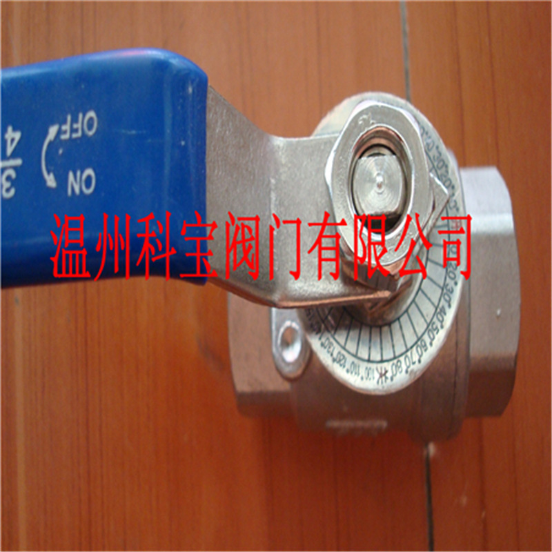 不锈钢内螺纹刻度盘球阀 CF8/304 PN16/PN25