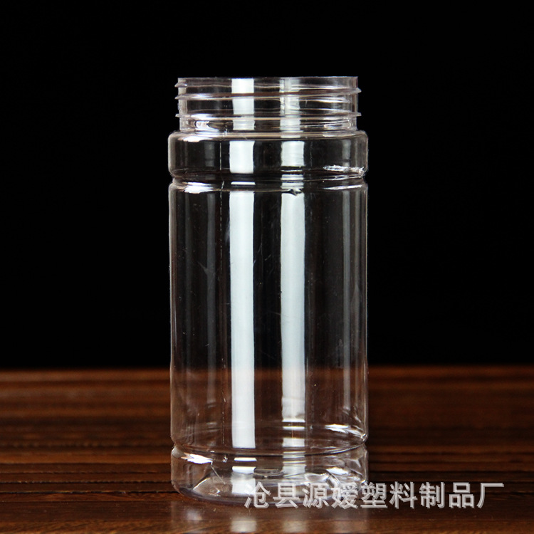 生产PET透明密封罐 透明礼品饰品罐零食塑料包装罐茶叶罐