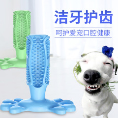 Dog toothbrush Amazon pet supplies eBay cross-border dog toothbrush molar stick silicone toy 6