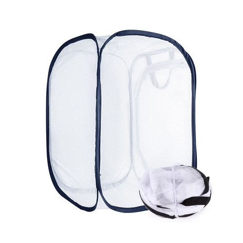 Factory direct sale spring butterfly observation cage praying mantis breeding from larvae foldable insect cage wholesale