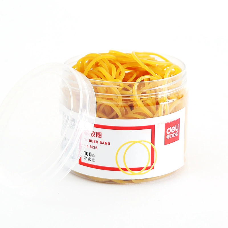 Резиновое кольцо Deli 3215 (желтое) (100 г/фас.)