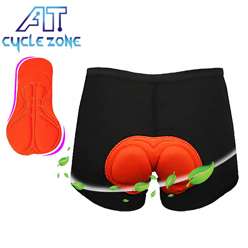 Bicycle Outdoor Cycling Shorts Sponge Silicone Cushion Moisture-wicking Quick-drying Shock-absorbing Breathable Comfortable Underwear