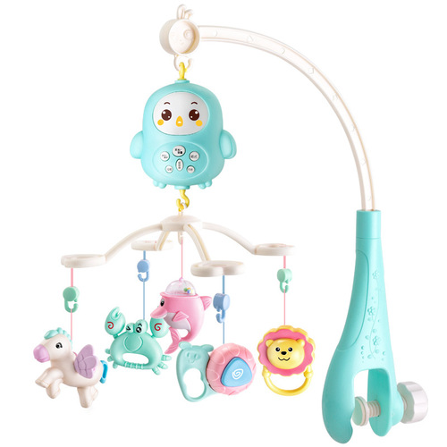 Aiyingle newborn baby bed bell 0-1 years old 3-6 months 12 male baby rotating puzzle rattle bedside bell
