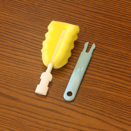 High-quality sponge bottle brush, detachable long cup brush, foldable cup brush, children's jug brush, water cup brush, promotional gift
