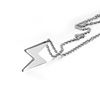 Necklace stainless steel, retro pendant suitable for men and women, trend universal accessory for beloved, European style