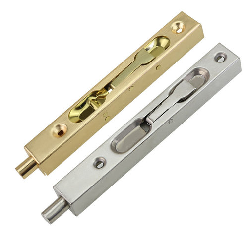 Stainless steel concealed latch box door latch heaven and earth concealed anti-theft door wooden door heaven and earth latch double door invisible door latch