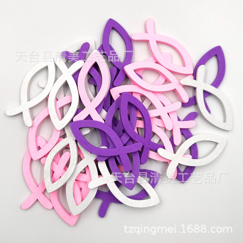 3,5 cm/4cm/5cm rosa púrpura blanco traje de pescado cada 12 9 paquete mixto un total 108 sets