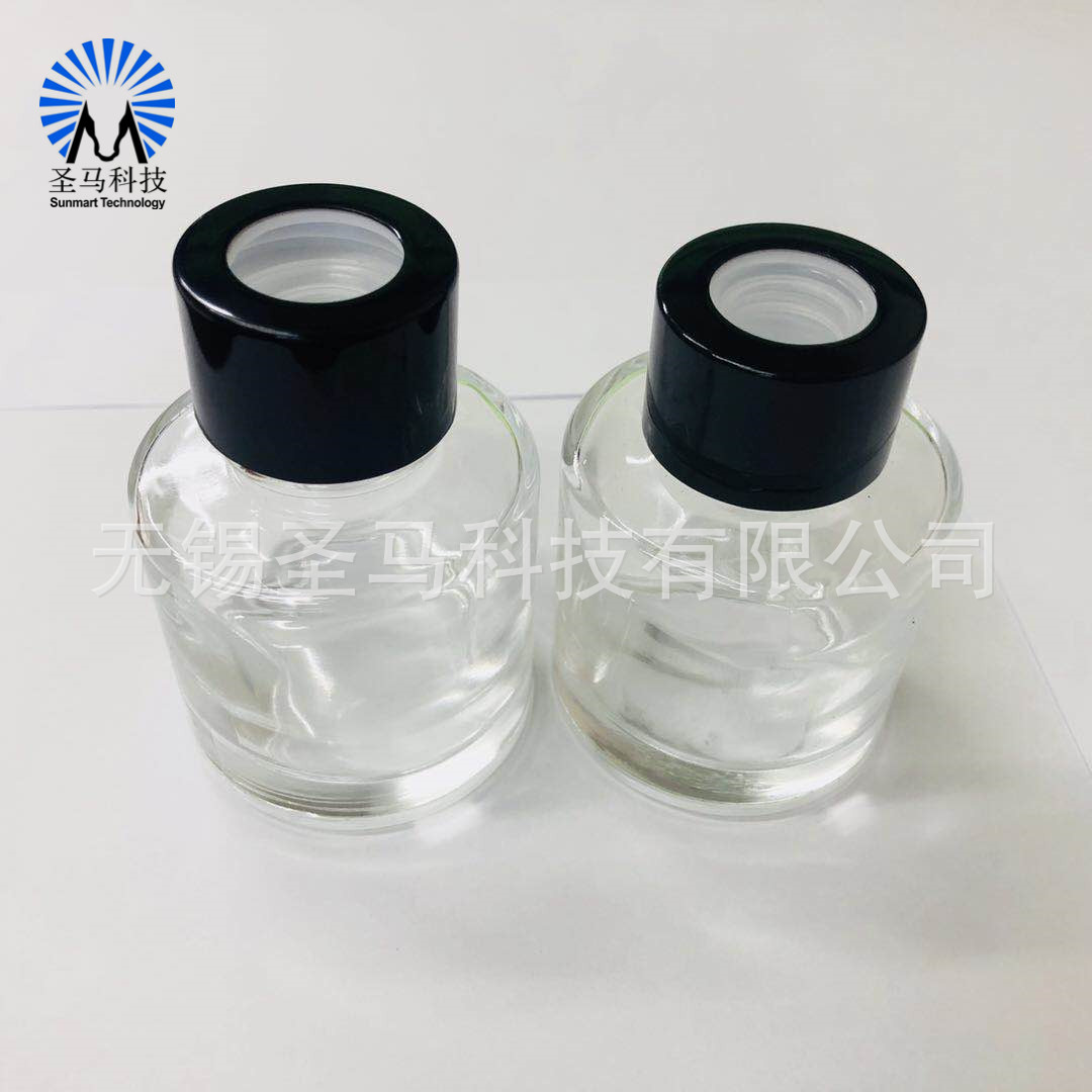 厂家生产 50ml圆形香薰瓶 配香薰盖和内塞 批量供应