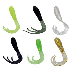 Lure Fake Lure Soft Lure Fairy 4cm 5cm 6.5cm Tri-lobed Tail Freshwater Fish Baits Manufacturer Wholesale