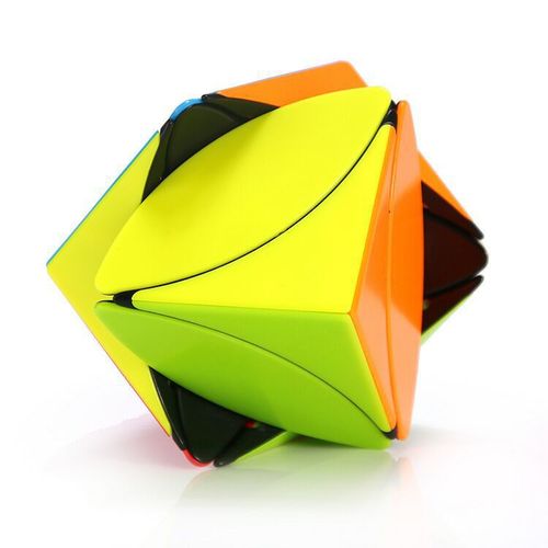 Printed LOGO solid color maple leaf pan-new special-shaped Rubik's Cube Pyramid 223 Magic Box