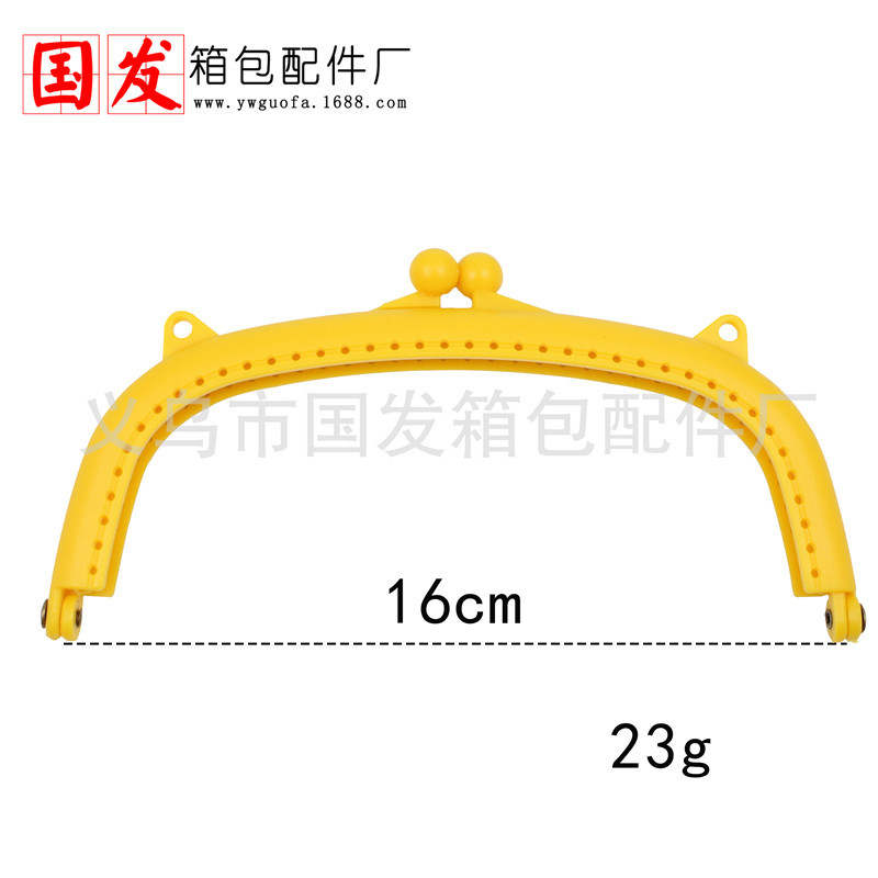 Precio especial: 16cm arco de plástico oro 16MM arco de resina de color caramelo oro 10 colores opcionales