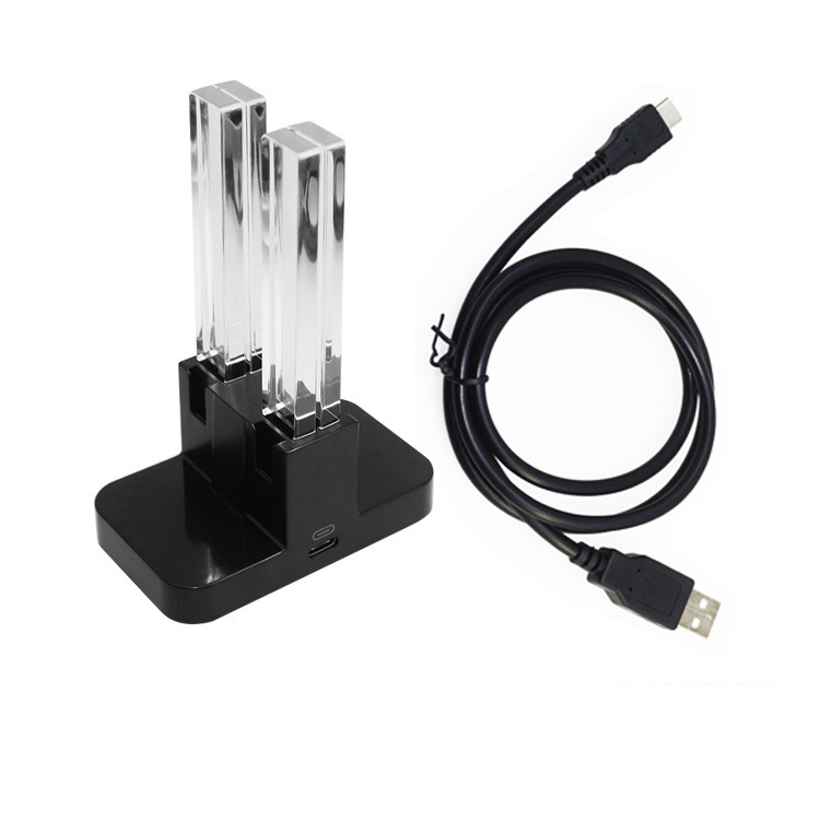 Interruptor pequeño mango colorido cuatro carga NS Joy-Con cargador de la Columna de Luz de cuatro bases Cargador juego periférico