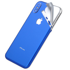 適用蘋果XSMAX手機貼膜iPhone8plus後XR印字冰膜背邊側全覆蓋貼紙